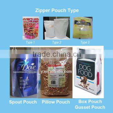 Automatic premade pillow,gusset,stand up,zipper bag Packing Machine