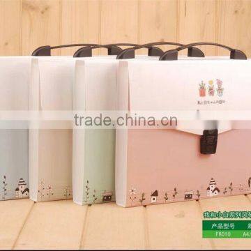 Fashional 12-pockets/a4 paper filing expanding file folder