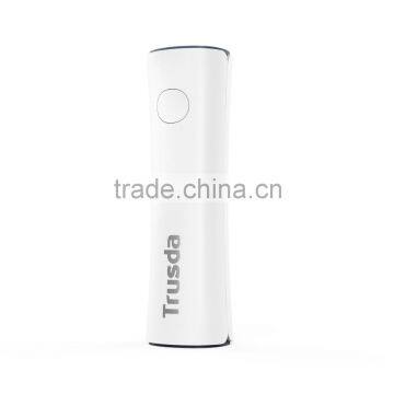 2600mAh Patent Design Lipstick Christmas Gift Li-ion battery external Power bank with CE FCC ROHS UL Certifications