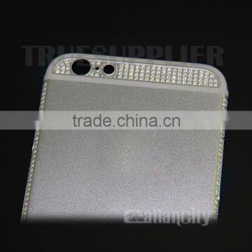 Bling Side Diamond Colorful Matte Back Cover Housing for iPhone 6s Plus
