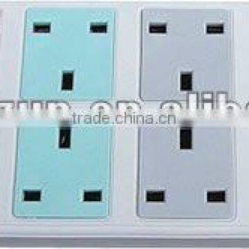 10 way British/UK extension socket 13A socket