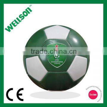 Promotional machine sewn soccer ball