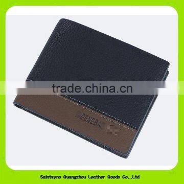 16923 Simple style short rfid durable man custom leather wallet