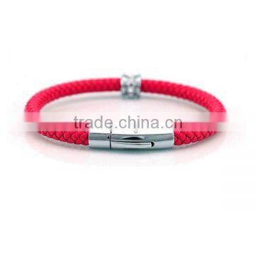 magnetic fashion cow leather bracelet