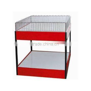 Cheap Price 800*800*830mm RH-PT004 Supermarket Double Deck Promotion Table