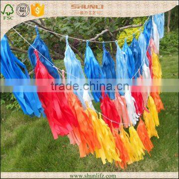 tissue paper tassel manufacturer for party decoration,wedding decoration