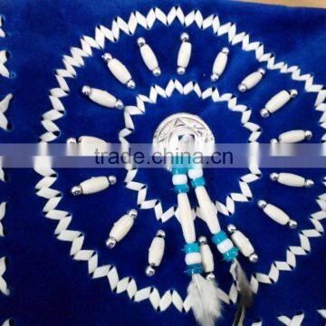 Handmade Western Style Real Suede Leather Beaded Ladies Shoulder Bag Fringed photo-2