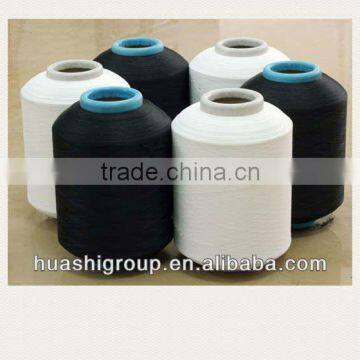 polyester spandex covered yarn for knitting and sewing