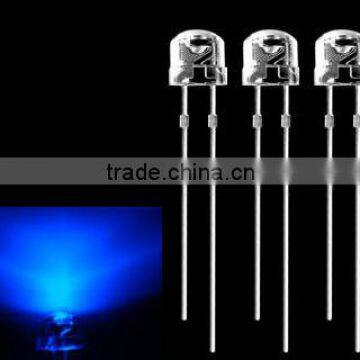 Straw Hat 5mm LED Diode Blue Light Emitting Diode Lamp (Wide Angle)