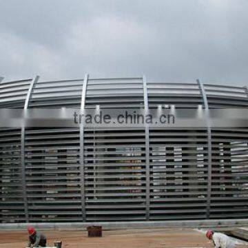 customized shopping Mall construction steel space truss structure