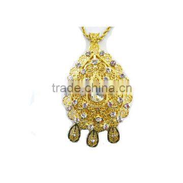 new design rhine stone jewelry necklace crystal cheap pendant