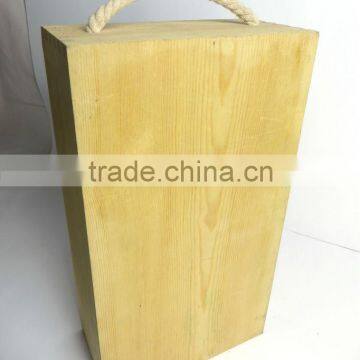 High Quality Natural Color Custom Wine Box Wooden Box Wine Gift Box the Latest Packaging photo-4