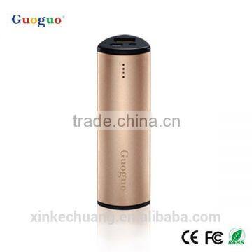 Hot Selling Portable Lipstick Size Mini 2600mah Best Power Bank for Iphones