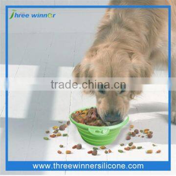 Healthy Diet Silicone Collapsible Pet Bowl