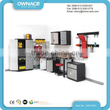 Combination Metal Garage Storage Systems Cabinet Design