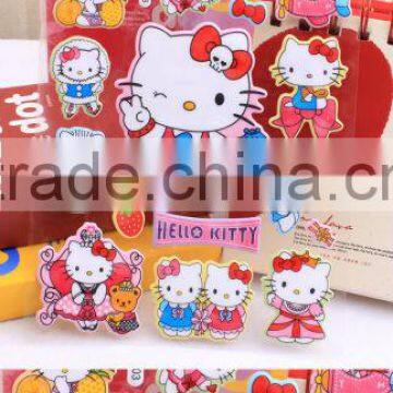 hello-kitty cartoon design puffy swall tickers