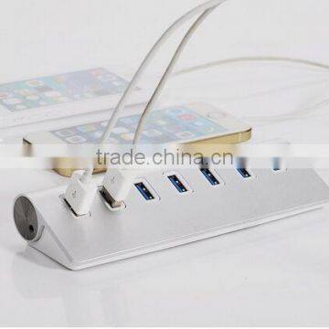 Portable Hub For Desktop Laptop PC Macbook 7 Port Plug and play USB 3.0 Hub