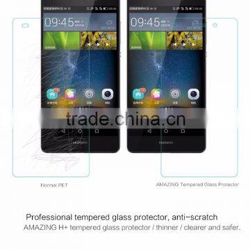 for huawei p8 tempered glass screen protector, mobile phone accessory round edge tempered glass screen protector