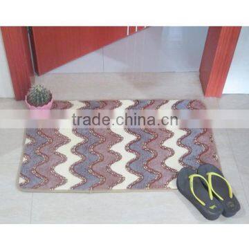 New Style Polyester Leaf Printed Home Decorative Bath Rugs photo-4