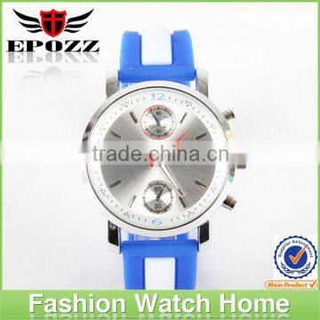 Latest Japan quartz silicone waterproof custom logo sport watch