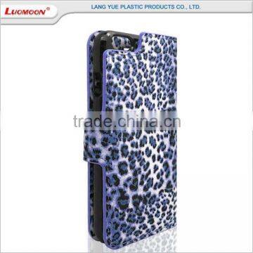 New Products 2016 Trending Leopard Pattern Separable Flip Cover Cell Phone Case With for lg K10 g3 g4 g5 g2 g1 photo-3