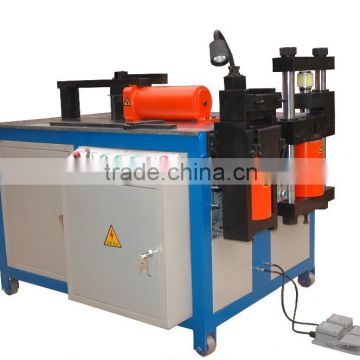 china factory price copper busbar processing/aluminum busbar three in one machine