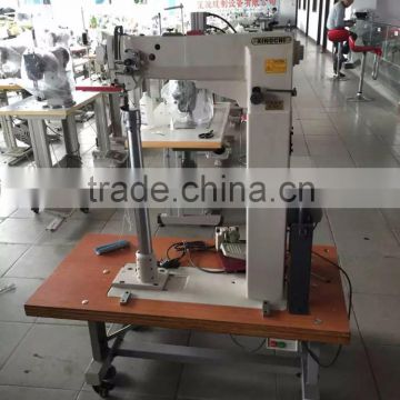 luggage making single needle unison feed super high post bed sewing machine