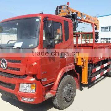 10ton crane with telescope arms, SQ10S4, hydraulic crane on truck.