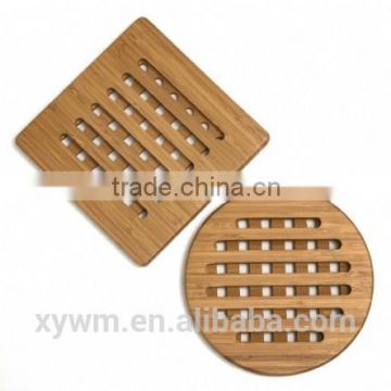 Hot-sale bamboo cup coaster mat and pad with holder