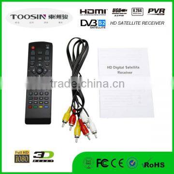Best Hot Sale Competitive HD Digital Support Wifi Internet 3G Dongle IPTV Satellite Receiver DVB-S2