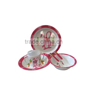 Melamine Kids set Plastic Dinnerware Set