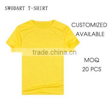 2016 customized design colorful shirt wholesale t-shirts low quantity orders t shirts sports shirt fashion style t-shirt