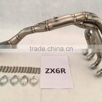 Titanium Performance Motorcycle Exhaust Pipe System for ZX6R photo-2