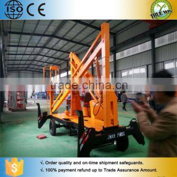 Electric 16m towable articulated cherry picker sales