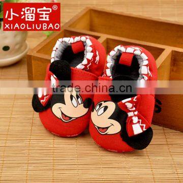Children Girls Jane Casual Shoes Baby Real Toddler Shoes Mickey Shoes