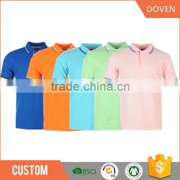 Custom multi color cotton man/woman polo shirt