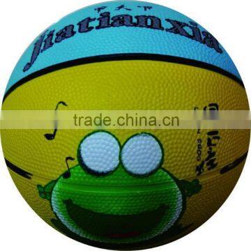 small plastic basketball