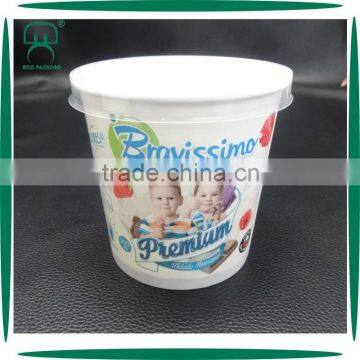 Food grade 16 oz paper container for soup with lid