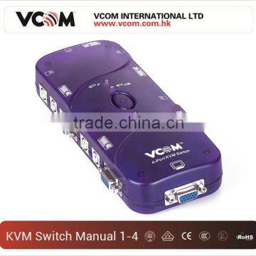 High Quality 1 to 4 Ports Push Button Auto KVM Switch photo-5