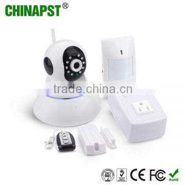 2016 newest smart home wifi alarm 99 wireless zones+99 wireless relay WIFI IP Burglar alarm with Ip Camera PST-WFA10
