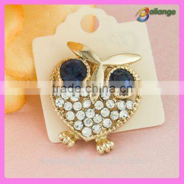 Beautiful austrian crystal brooch with butterfly in guangzhou wholesale