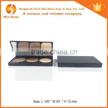 High-end 3 Pan Contour, Bronzer, Highlight Matte Colors Custom Eyeshadow Palette photo-2
