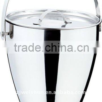 portable stainless steel ice bucket