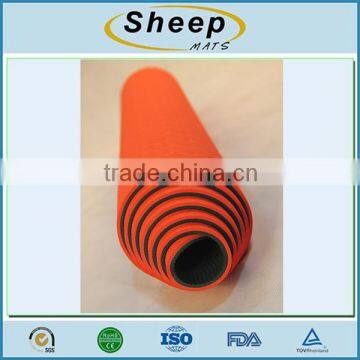 Custom Anti Slip Printed TPE Folding Eco Friendly Yoga Mat Fabric