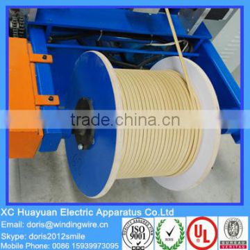 flat fiber-glass covered copper wire