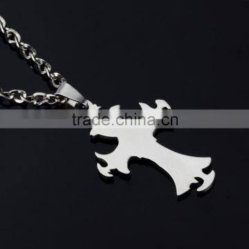 New Fashion Stainless Steel Man Cross Stainless Necklace photo-4