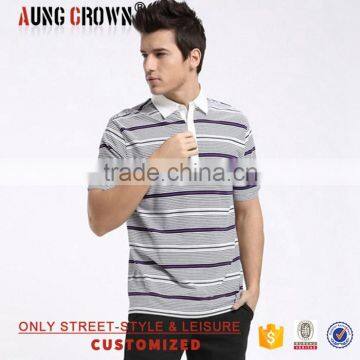 High Quality Fashion Polo T Shirts Wholesale Polyester Cotton Casual Wear photo-2
