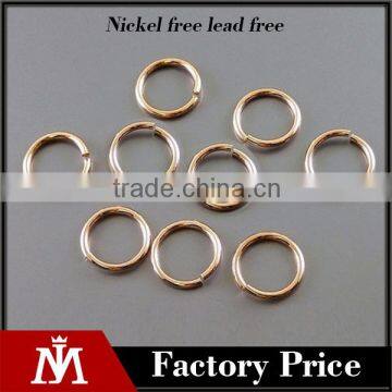rose gold plated stainless steel hoop jewelry charms