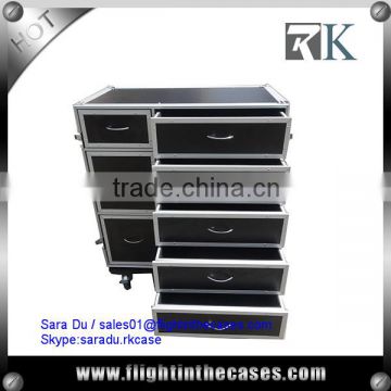 8 Drawers Flight Road Case for Tools Storage--RK8DRAWER60C