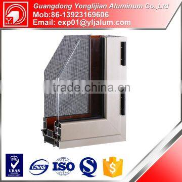 Extruded Aluminum Anodized Window Frame 50*16